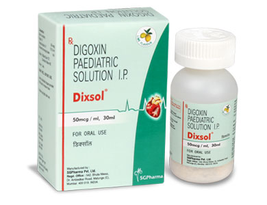 Dixsol Digoxin Paediatric Solution B P Usp Sgpharma