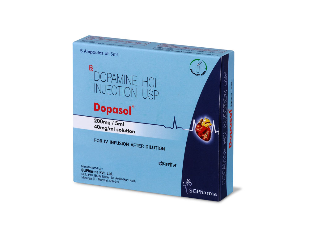 DOPASOL Dopamine HCl Injection USP » SGPharma