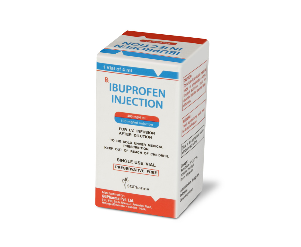 Ibuprofen Injection (INN) » SGPharma