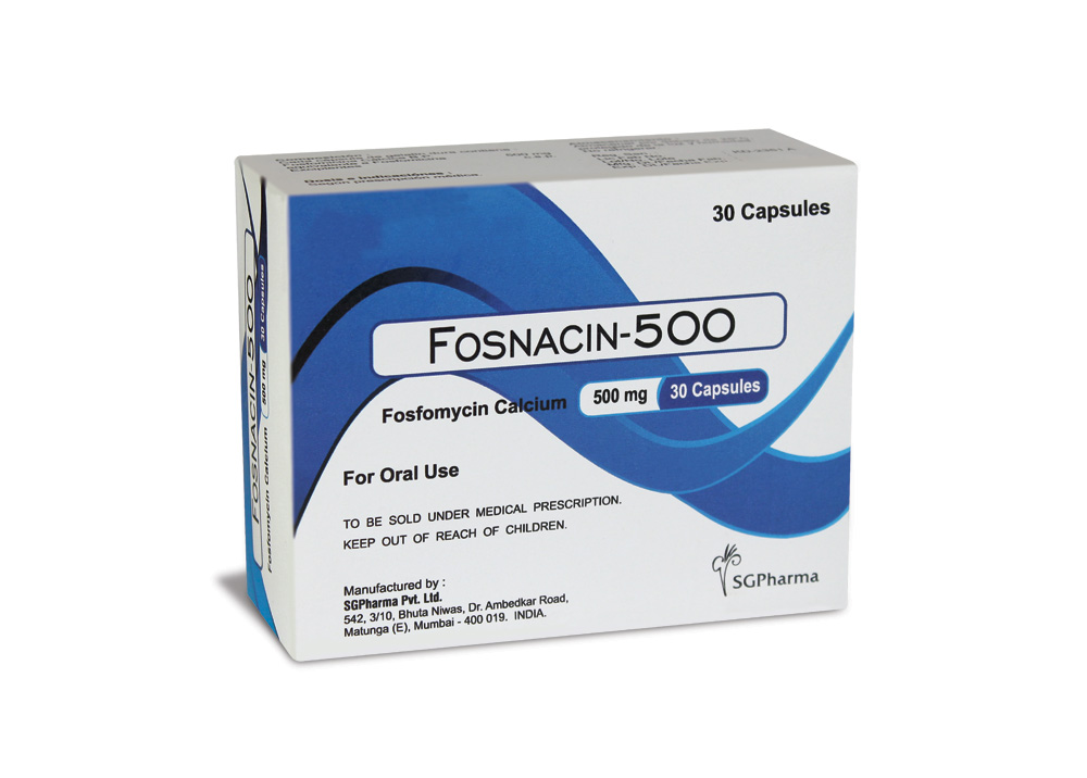 FOSNACIN500 Fosfomycin Calcium Capsules (INN) » SGPharma