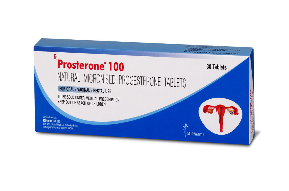 PROSTERONE Natural Micronised Progesterone Tablets » SGPharma