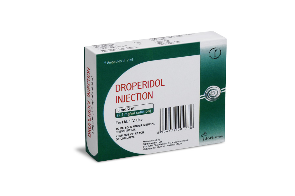 Droperidol Injection USP » SGPharma
