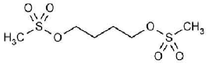 busulfan sgpharma structural formula tablet