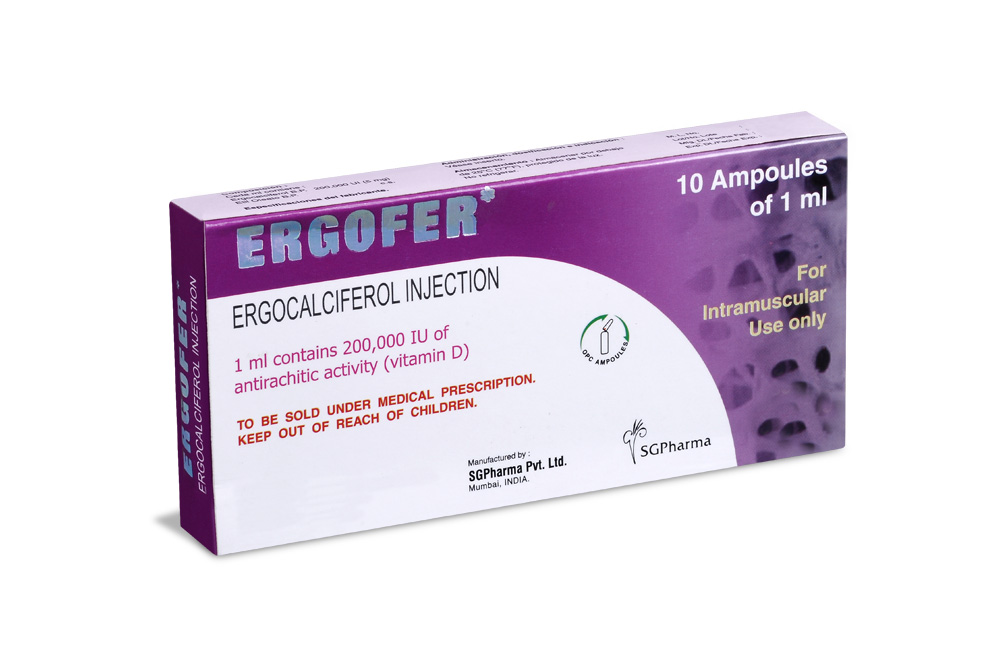ERGOFER Ergocalciferol Injection (INN) » SGPharma