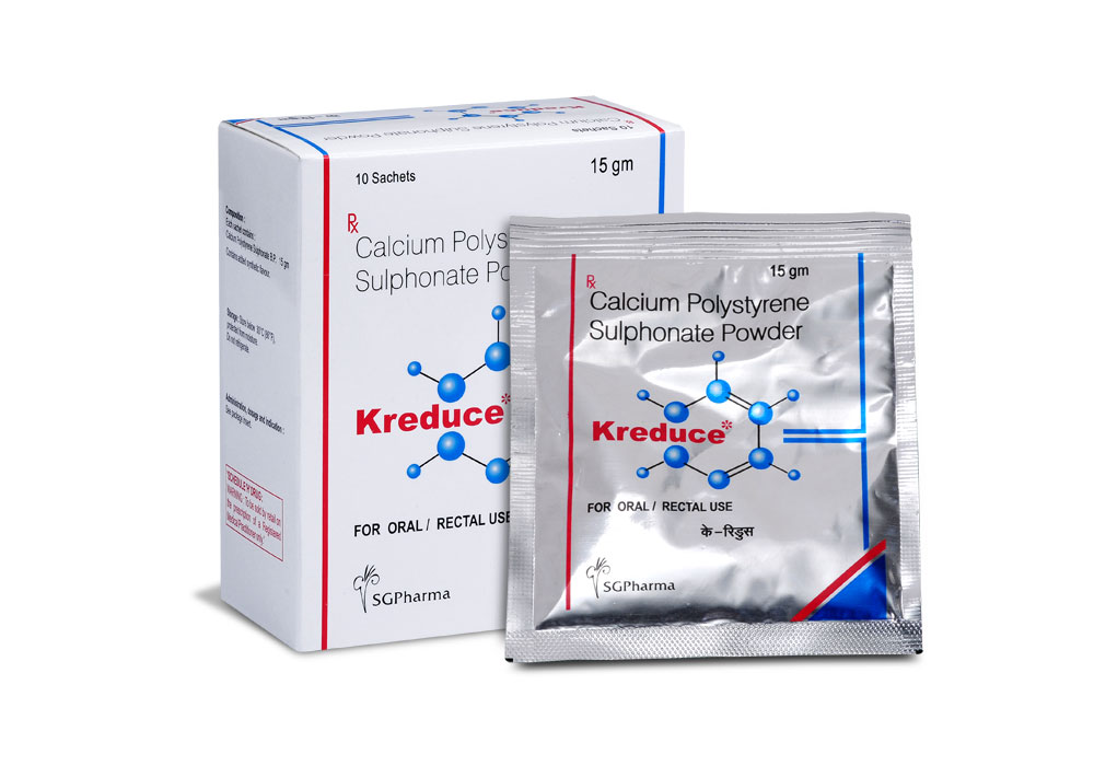 KREDUCE Calcium Polystyrene Sulphonate Powder » SGPharma