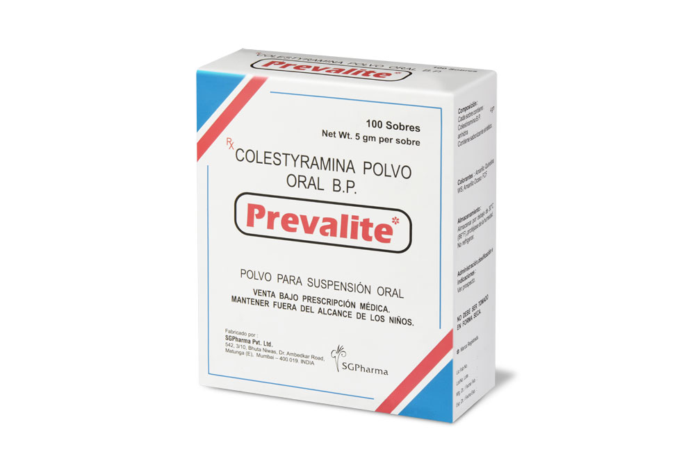PREVALITE Colestyramine Oral Powder B.P. » SGPharma