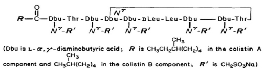Colistimethate-Injection-Structure