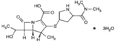 Meropenem for Inection