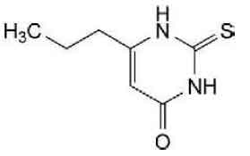 Propylthiouracil-Tablets-Structure